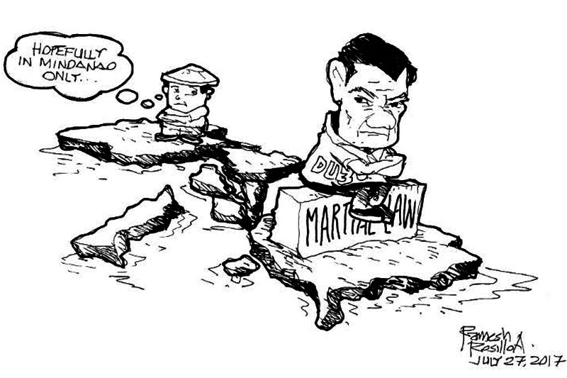 EDITORIAL - Yes to martial law but in Mindanao only