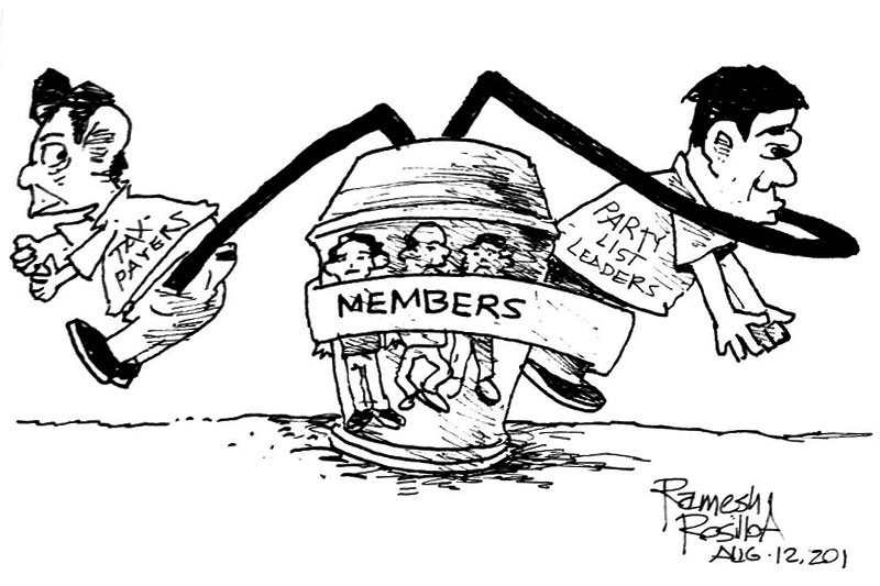 EDITORIAL - The party-list system has become nonsense