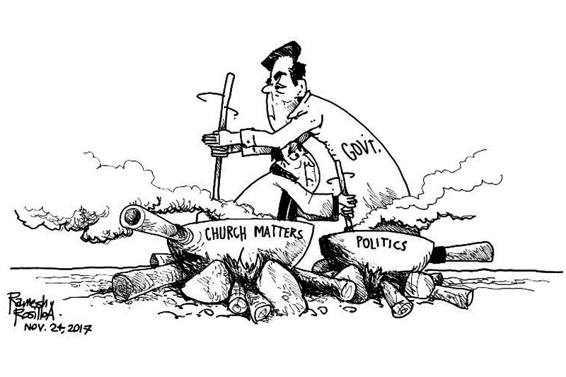 EDITORIAL - Politicians take fight to the Church