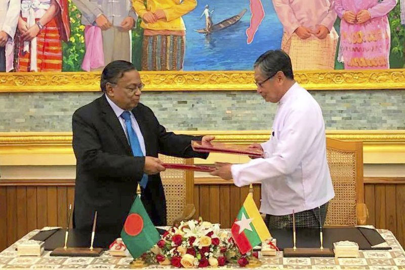 Myanmar, Bangladesh sign agreement on Rohingya refugees