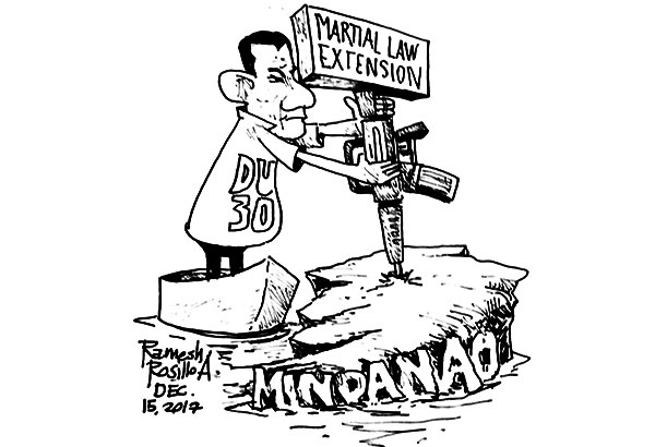 EDITORYAL - Martial Law sa Mindanao 