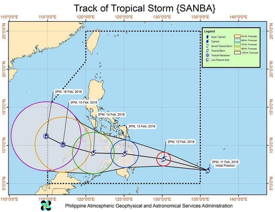 Updates on tropical cyclone Basyang