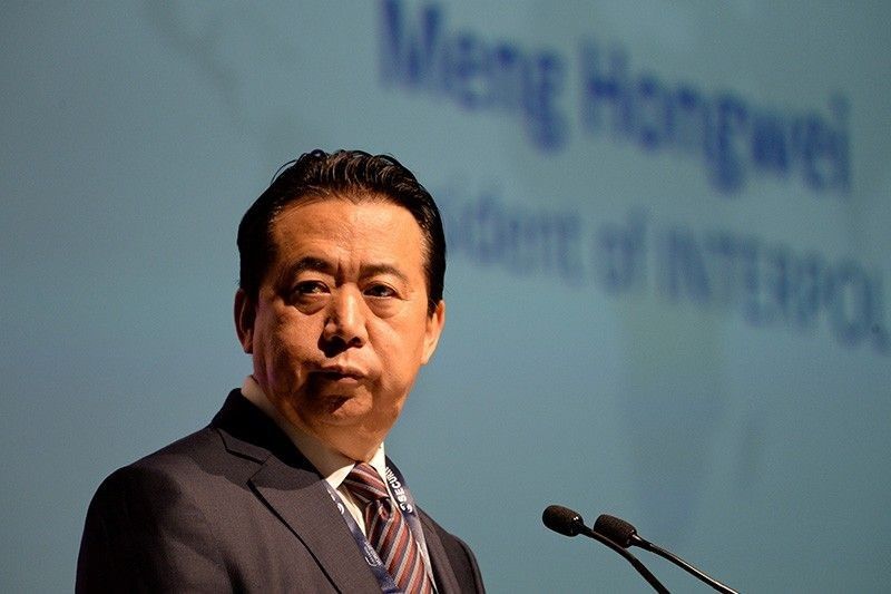 Interpol's missing Chinese chief