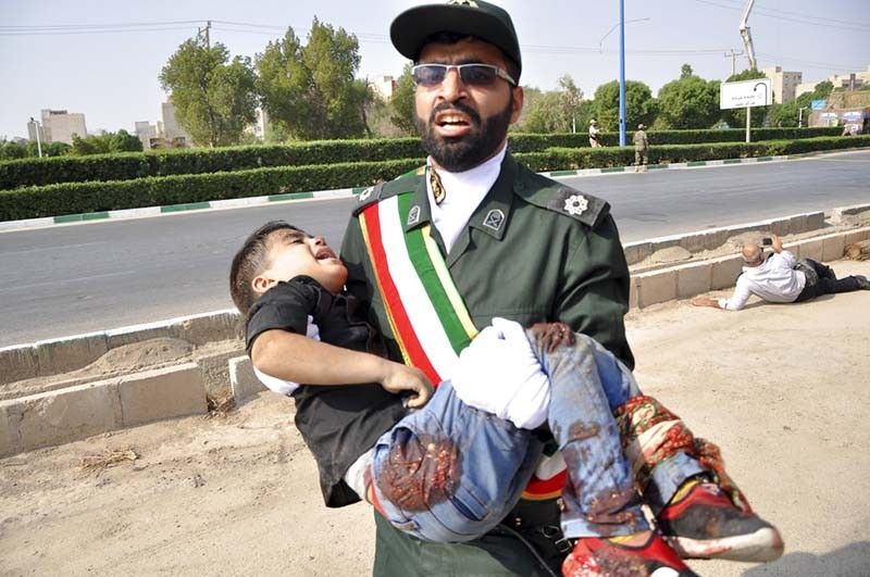 Iran army parade attack