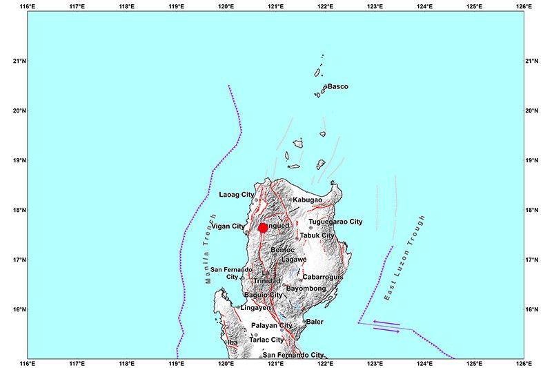 7.0-magnitude Abra earthquake on July 27
