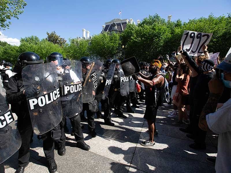 US police brutality protests