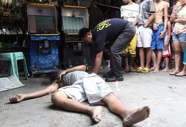 2 beses binaril sa ulo tomador binoga, bulagta