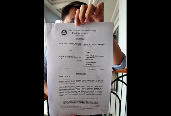 Hiling na piyansa nina Revilla, Napoles ibinasura
