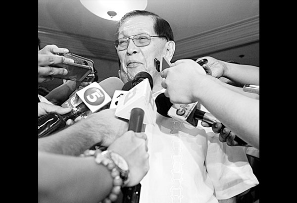 Nakapaglagak na ng P1.5-M piyansa... Enrile diretso sa bahay