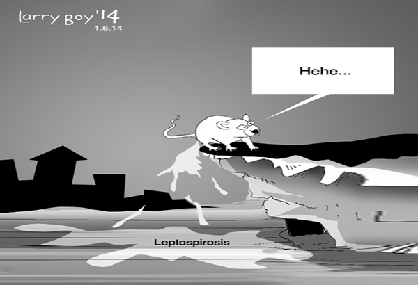 EDITORYAL - Ang baha at leptospirosis