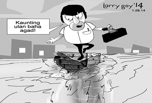 EDITORYAL - Kaunting ulan baha agad!