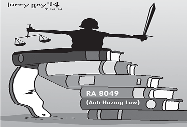 EDITORYAL - Dagdagan ang &lsquo;ngipin&rsquo; ng RA 8049 (Anti-Hazing Law)