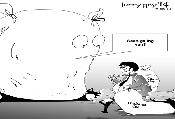 EDITORYAL - Walang katapusang pag-angkat ng bigas