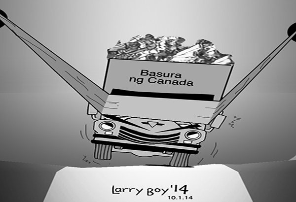 EDITORYAL &ndash; Basura ng Canada