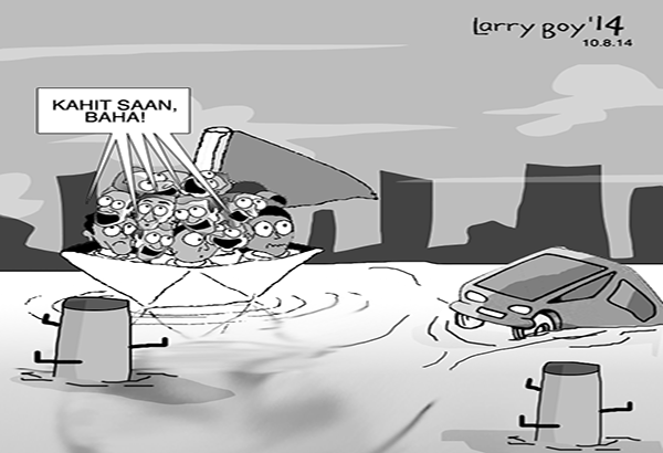 EDITORYAL &ndash; Kahit saan, baha!