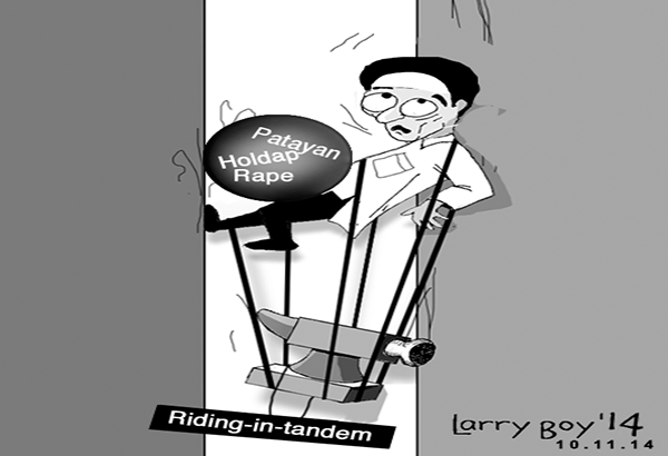 EDITORYAL - Nakababahala na ang pagtaas ng krimen