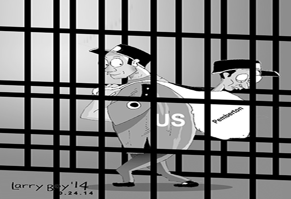 EDITORYAL - Kahit nakakulong, &lsquo;kalong&rsquo; pa rin ng US si Pemberton
