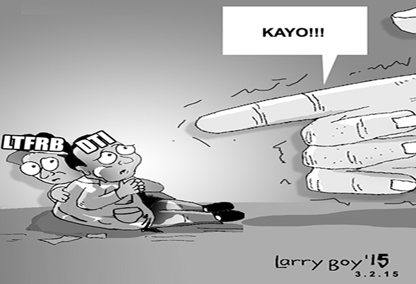 EDITORYAL &ndash; Sisihin ang DTI at LTFRB!