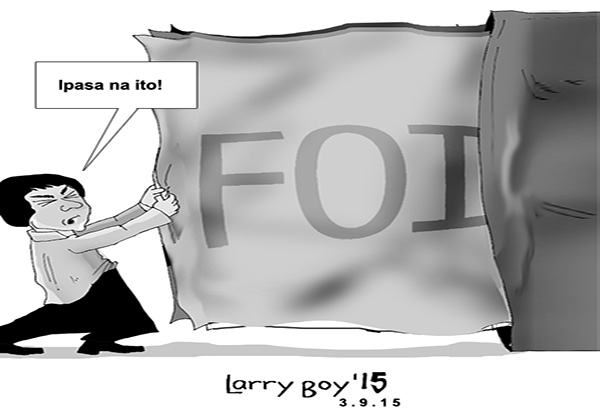 EDITORYAL &ndash; FOI Bill, dapat nang ipasa!
