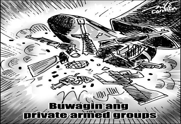 EDITORYAL &ndash; Armadong hukbo ng mga pulitiko, buwagin