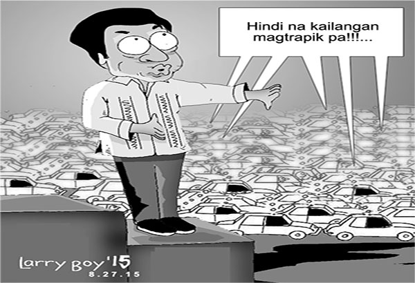 EDITORYAL &ndash; Hindi kailangang magtrapik ang MMDA chairman