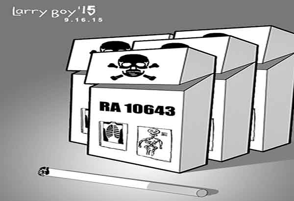 EDITORYAL &ndash; Picture ng mga sakit na nakukuha sa paninigarilyo, ilagay na sa pakete