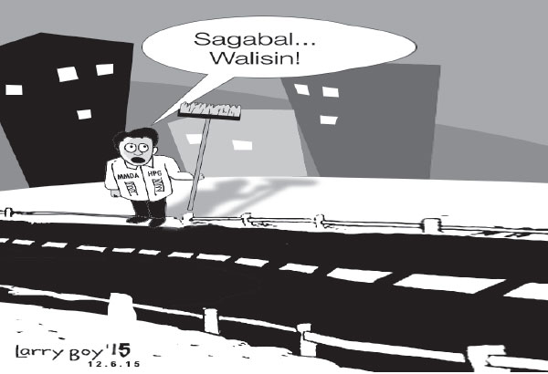 EDITORYAL &ndash; Walisin lahat mga sagabal sa kalsada