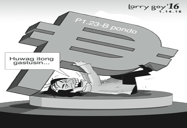 EDITORYAL &ndash; P1.23-B pondo para sa mahihirap na estudyante hindi ginagastos
