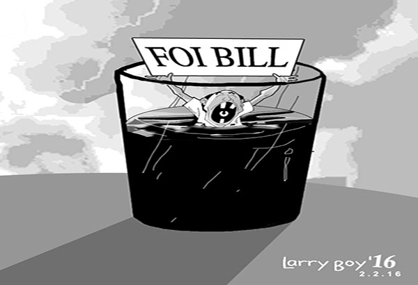 EDITORYAL - Patay na ang FOI