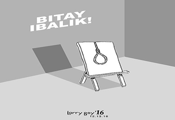 EDITORYAL - Bitay dapat nang ibalik!