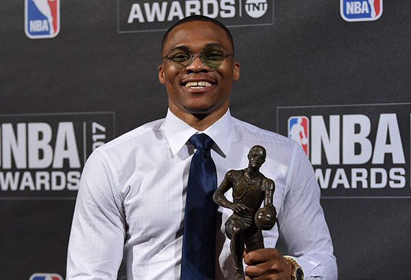 Westbrook nanguna sa NBA Awardees