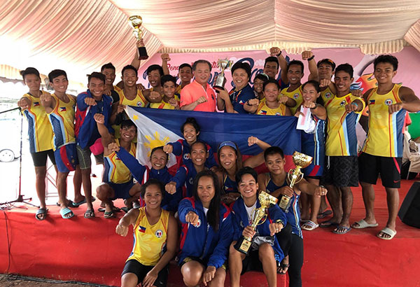 Philippines dragonboat team nagpasiklab sa Malaysia