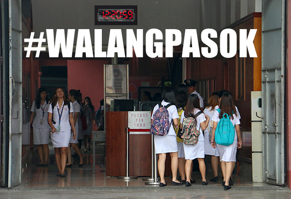 LISTAHAN: Suspensyon ng klase Oktubre 19