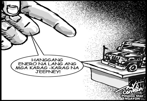 EDITORYAL - Bilang na ang araw ng mga bulok na jeepney