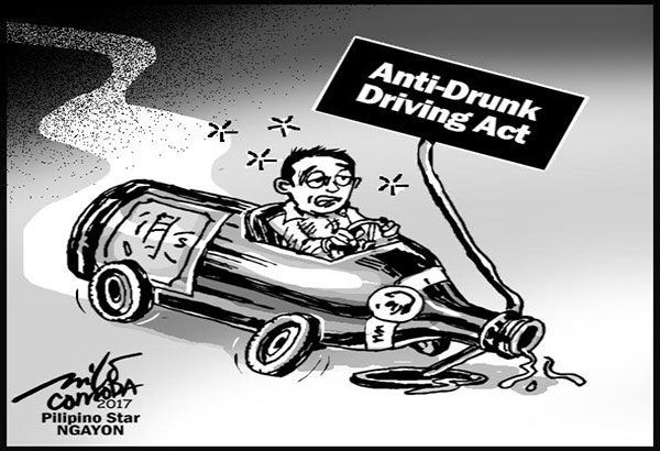 EDITORYAL  - Lagyan ng ngipin ang Anti-Drunk Driving Act