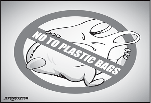 EDITORYAL- Total ban sa paggamit ng plastic bags