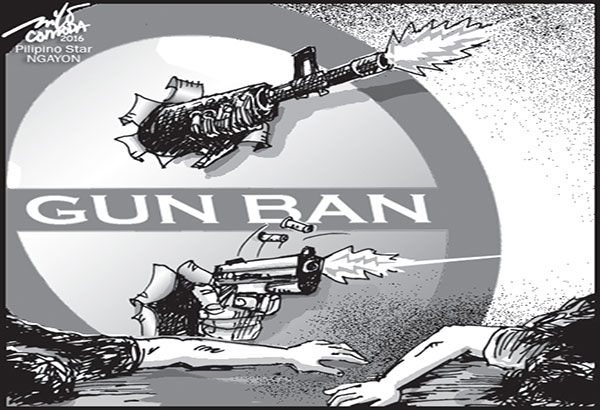 EDITORYAL &ndash; Dumami ang krimen kung kailan may gun ban
