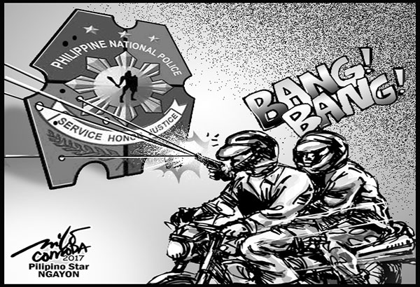 EDITORYAL - Bakit walang mahuling  riding-in-tandem ang PNP?