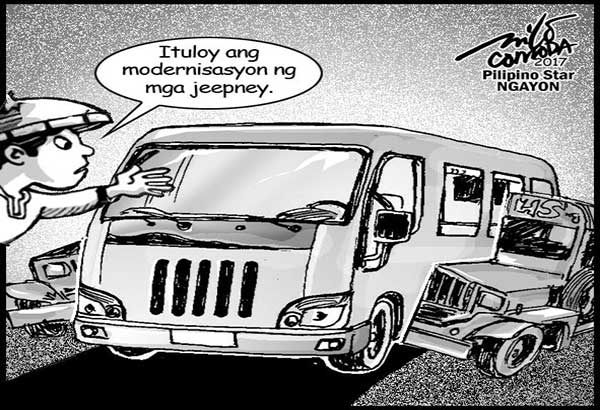 EDITORYAL  - Modernisasyon ng jeepney