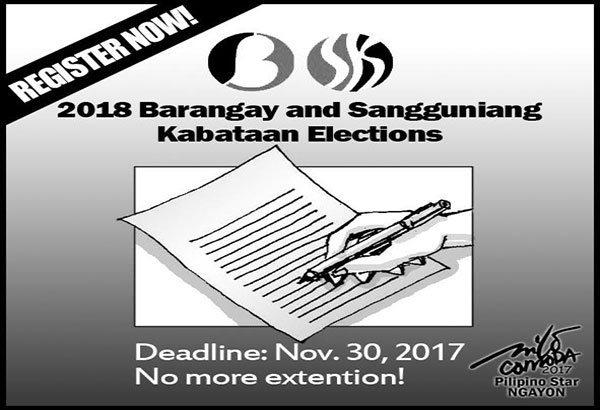EDITORYAL - Voters registration huwag kalimutan