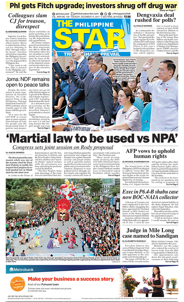 The Star Cover (December 12, 2017)