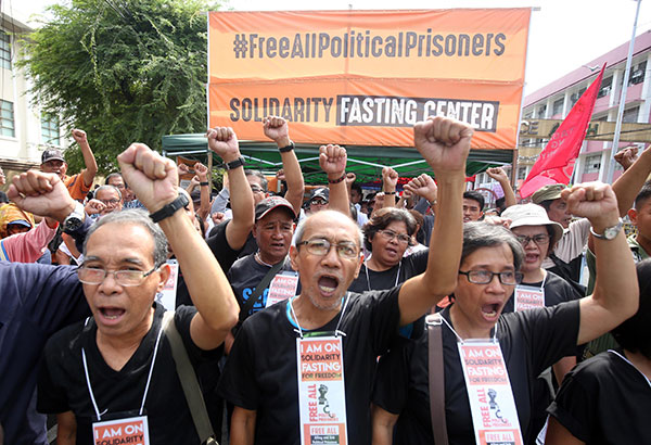 Kaanak ng political prisoners, 7 araw magha-hunger strike