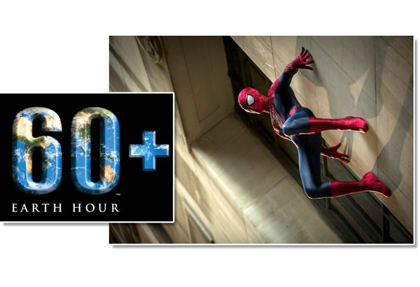 Spidey leads everyday heroes in Earth Hour campaign