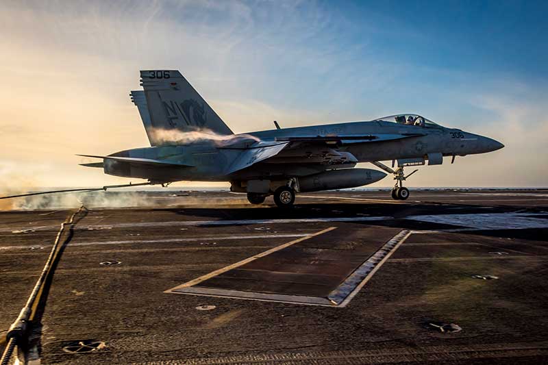 WATCH: US combat plane takes off for South China Sea patrol