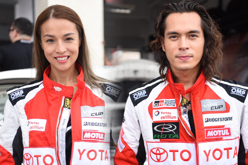 Celebrity racers Aubrey Miles, Jake Cuenca win big with Total Excellium at Toyota Vios Cup