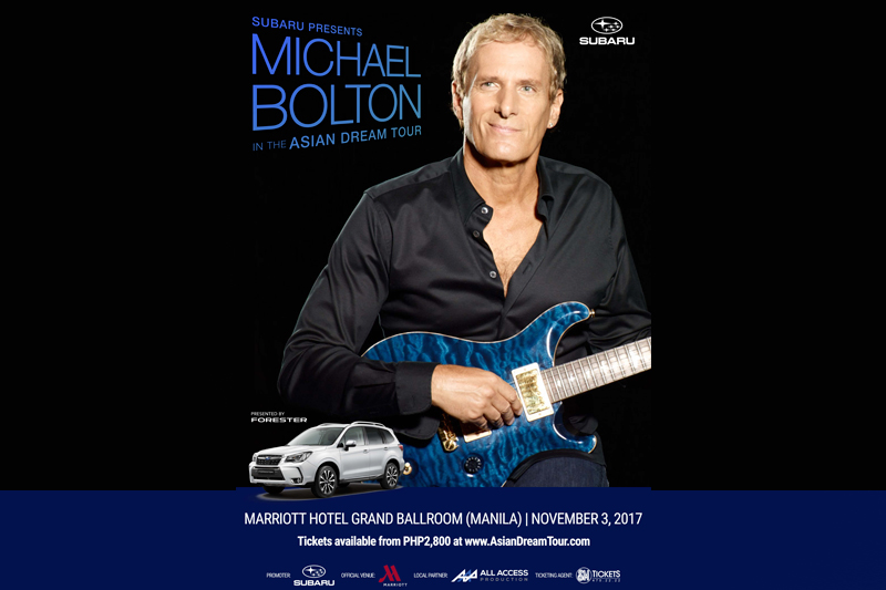 Legendary singer Michael Bolton Goes the Distance in Asia