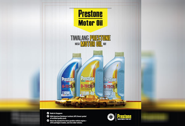 PRESTONE launches new line of motor oils in PH