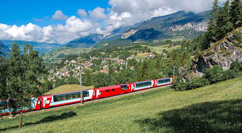 Experience the train ride of a lifetime on a Luxury Gold, Insight Vacations or Trafalgar tour of Switzerland.