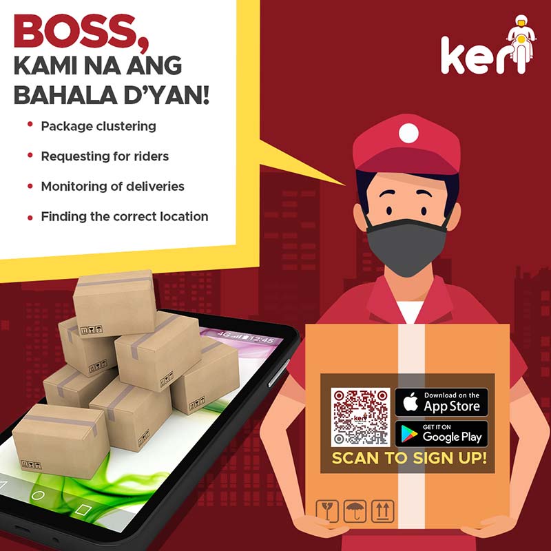 Keri Boss offers delivery services that are tailored to fit the needs of Filipino SMEs