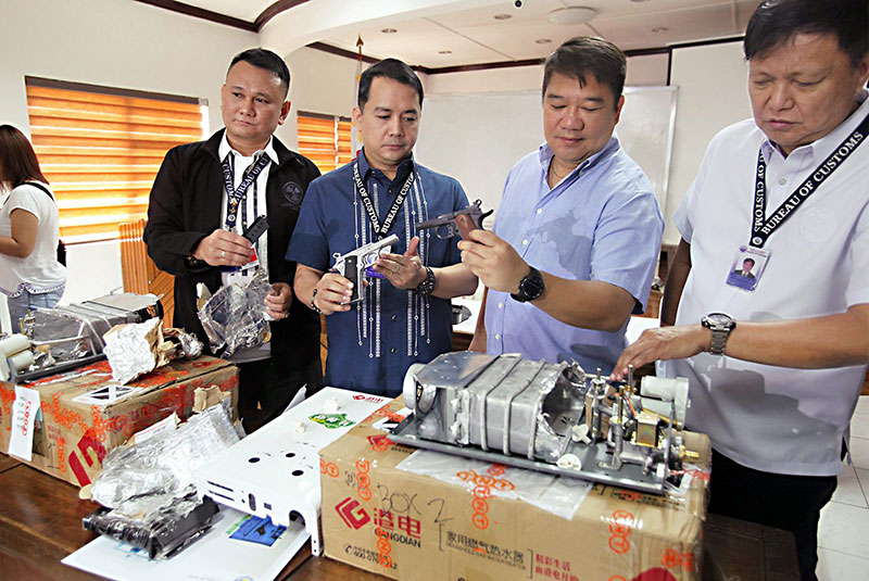 BOC intercepts smuggled gun parts   